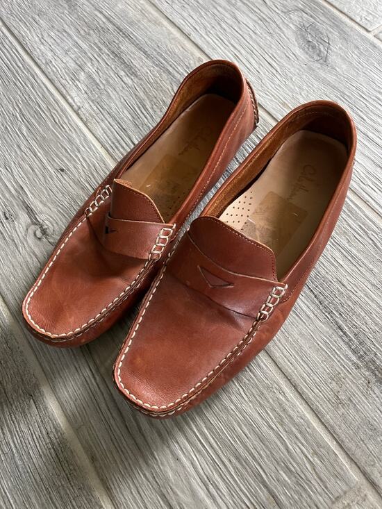 Cole Haan Howland Leather Penny Loafer Brown Slip On Shoes size 11 Men main image 5